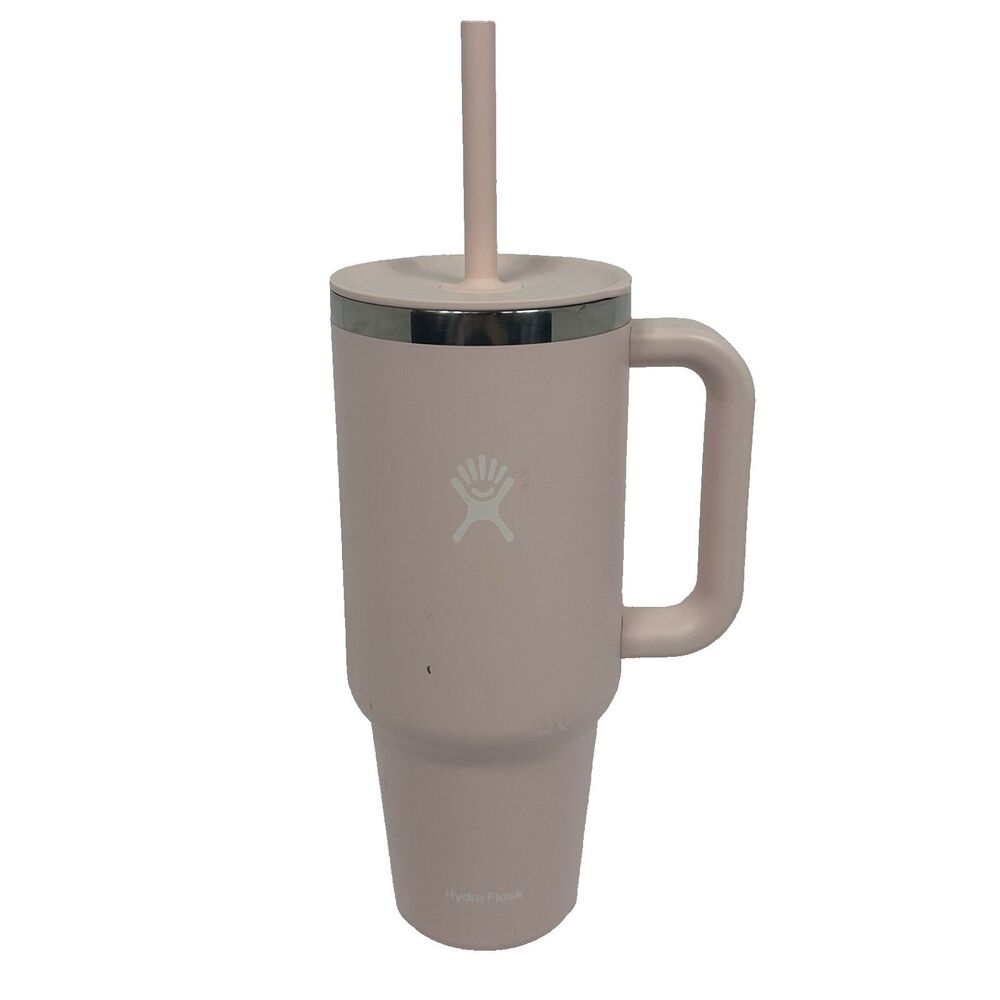 Hydro Flask Travel Tumbler Light Pink Stainless Steel 40 oz
